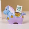 Handcrafted Zodiac Horse Ornaments Rotatable Zodiac Horse Figurines  Chinese New Year