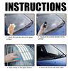 Car Glass Oil Film Removing Paste Glass Cleaner Polish Agent with Sponge and Cloth Windshield Window Cleaner Glass Film Coating