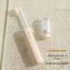 Portable 2-in-1 Toothbrush & Toothpaste Set with Holder - Essential for Travel and Business Trips, Soft Bristles