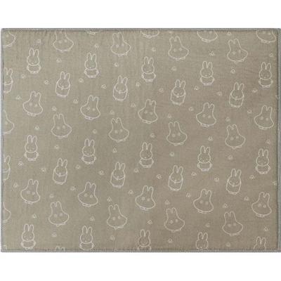 Okato Miffy Absorbent Draining Ghost 40 X 50 Cm Mat, Play,