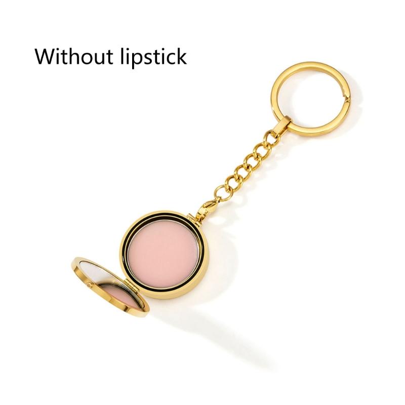 Stylish Cosmetic Holder Keychain For Easy Carry And Organization Makeup Keyring Fashionable Key Chain Pendant