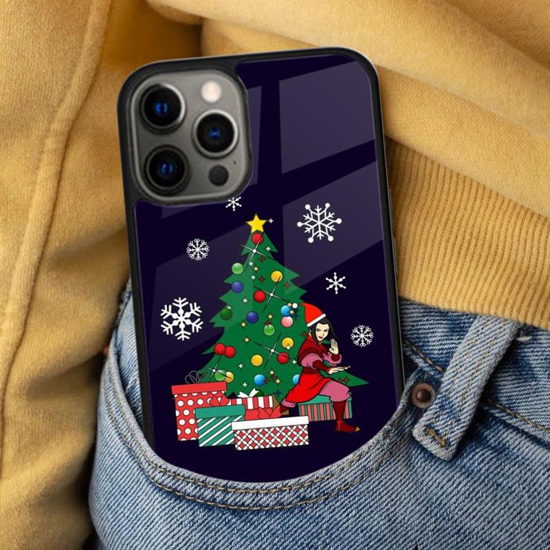 Christmas Girls Tree Gift Soft Phone Case for iPhone 17 Air 16e Pro Max 15 Pro 13 14 Plus 11 12 MagSafe Magnetic Coque