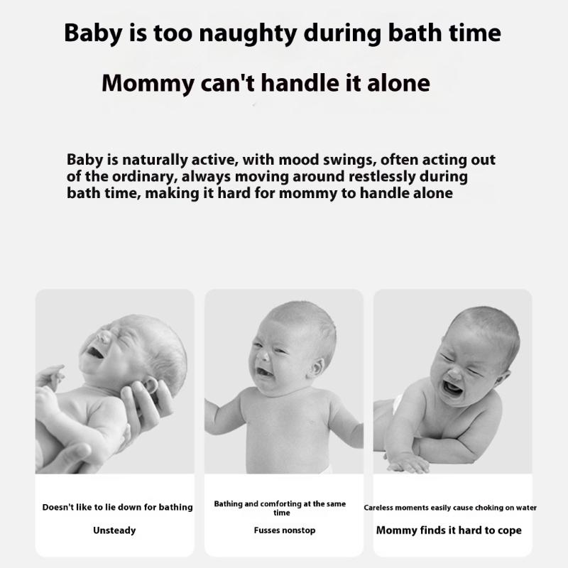 Portable Infant Bathing Chair Anti Skid Base Strong Suction Cups for Stability Easy to Clean Lightweight Baby Bath Seat