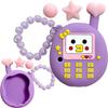 SCLAB Tamagotchi UNI Kompatibelt Beskyttelsesdeksel i Silikon til Telefon for Elektronisk Kjæledyr Virtuelt Kjæledyr Deksel/Uni Tamagotchi, Spill, (Lilla)