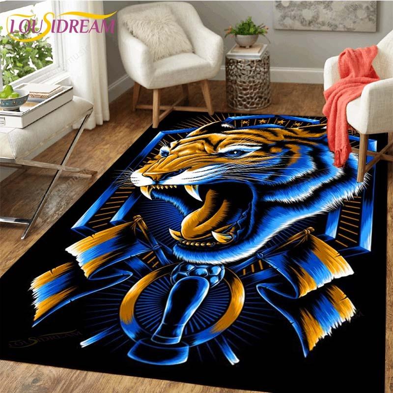 Tiger Carpet Floor Non Slip Rug Room Mat Square Quality Removable Kitchen Bath Floor Waterproof Rug Mat