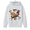 Stumble Guys Autumn Winter Sweatshirt Tops Hoodie Children's Hoodie Clothing Suitable for 3-12 Years Boys Girls Hood Outerwear