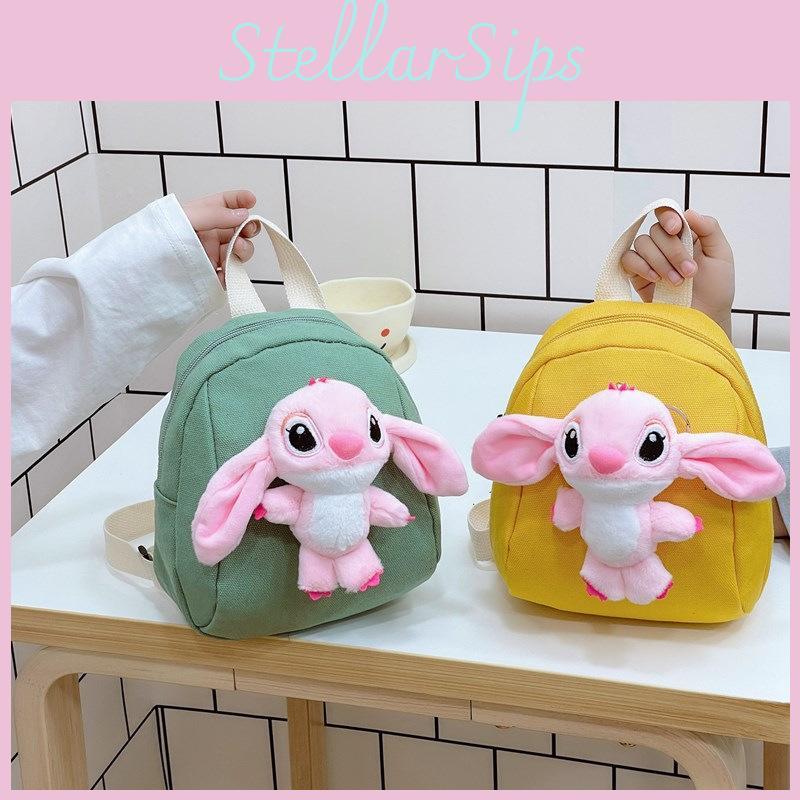 Cartoon Backpack Doll Schoolbag With Adjustable Shoulder Straps Bags