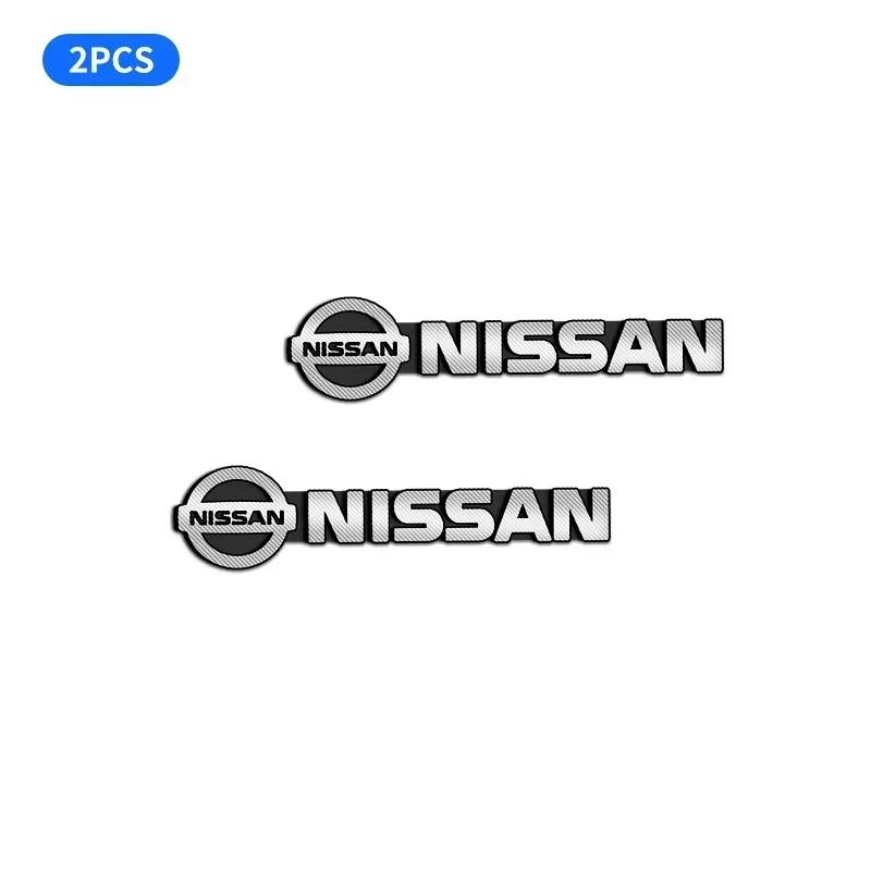 2025 Hot 2/4pcs Car Accessories Auto Audio Aluminum Speaker Stereo Stickers For Nissan Qashqai Tiida J10 J11 2019 Styling Access