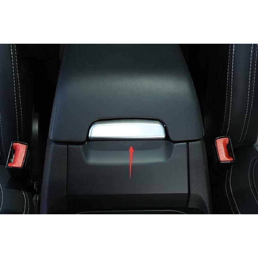1PC Console Armrest Box Switch  Cover Silver For Land Rover Discovery 4 10-2016