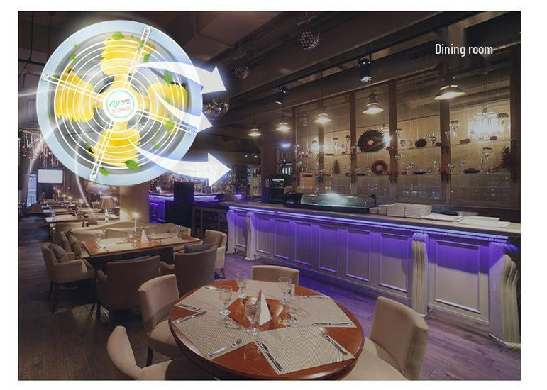 220V High-Power Industrial Duct Fan for Kitchen Ventilation