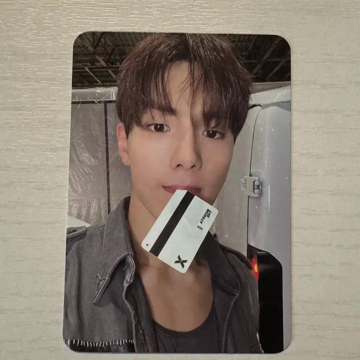 

Monsta X Broadcast Parking Ticket Photocard Shownu