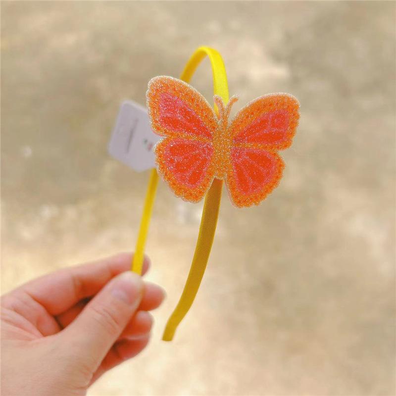 6pcs  Glitter Butterfly Headbands for Girls Teens Toddlers Kids Child Hairbands Party Hair Accessories