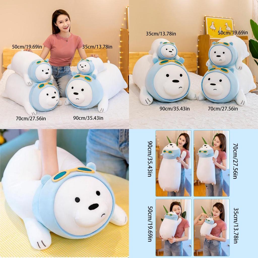 Cute Plush Polar Bear Stuffed Animal Toy