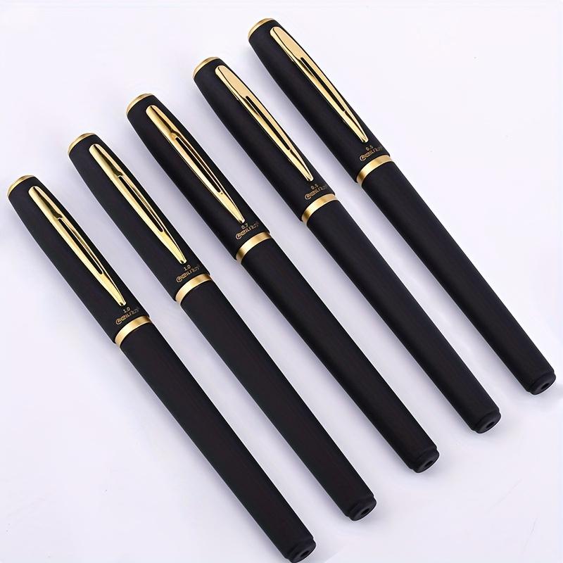 

5 шт. шариковых ручек 0,5 мм в классическом стиле для ежедневного письма (черные чернила)