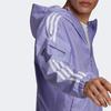 Adidas Trefoil Series Logo Print Hooded Jacket Men Jackets Light-Purple GN3459