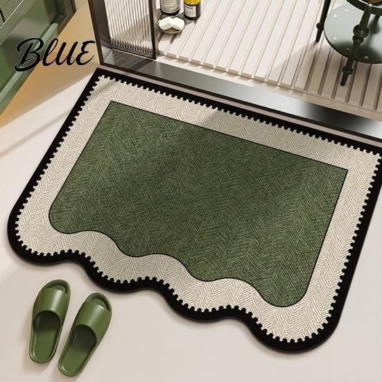 Soft Absorbent Floor with Anti-Slip Super Bath Door Mat Mat Bathroom Retro Rug Nordic Style