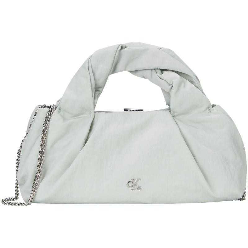 

Новая тканевая сумка-облако CALVIN KLEIN, Сумка-тоут среднего размера женская, Светло-горохово-зеленый 4K3094G-GN9 26.9*14.0*22.1CM