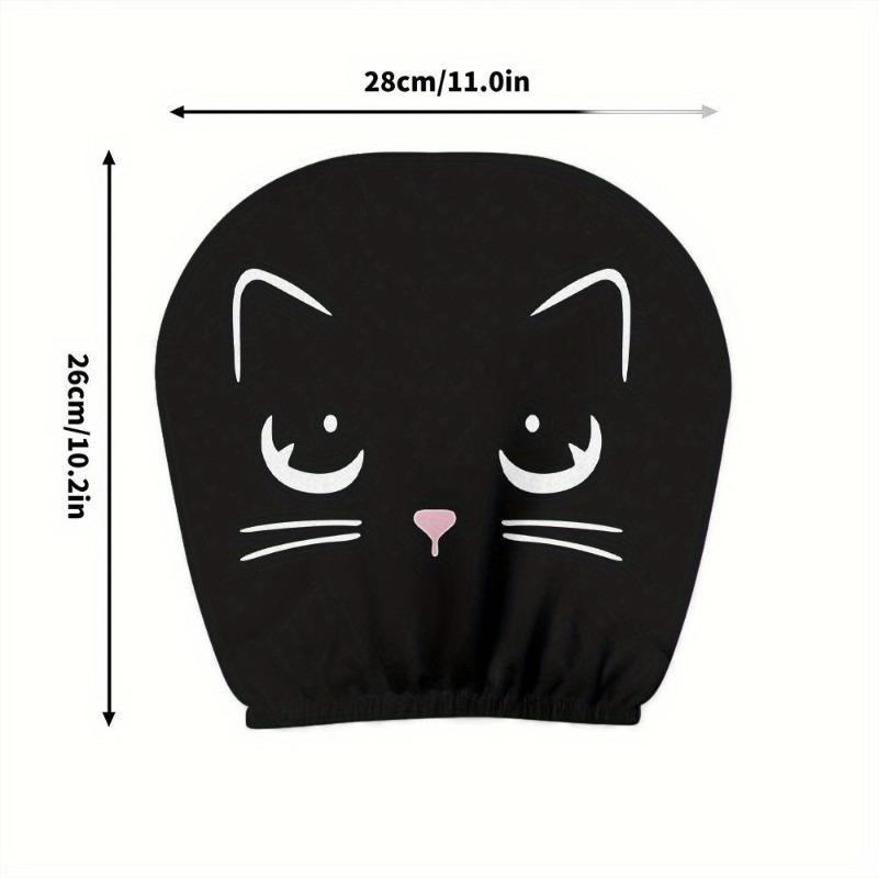 2PCS Funny Cartoon car headrest Cover, Cute Funny Eyes, Suitable for Halloween, Christmas car Universal Elastic Models Funny Decoration