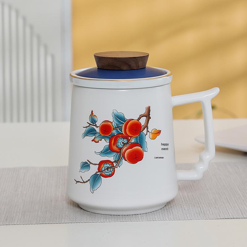 Premium Ceramic Mug with Custom Logo - Gift for Annual Company Event or Cultural Souvenir