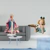 Nativity Scene Sculpture Acrylic Standing Ornament Resin Girl Statue Key Holder Tray Table