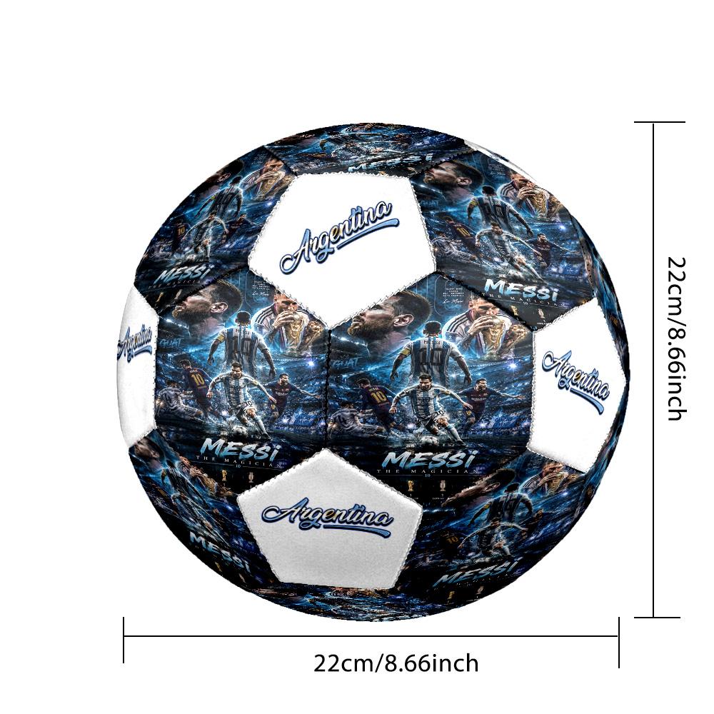 Messi 10 Number Football Legend Size 5 Soccer Football Machinestitched Indooroutdoor Universal Football Perfect Commemorative Gift For Soccer Lovers