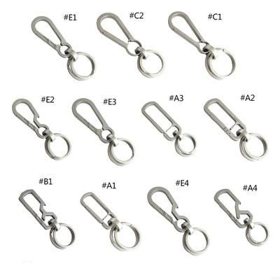 G7NF Lightweight for Titanium Alloy Keychain with for Key Ring Carabiner Car Fo