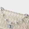 Diamond Chain Bag Women's Crossbody Bag New Summer Fashion Versatile One-shoulder Cloud Bag Small Square Bag