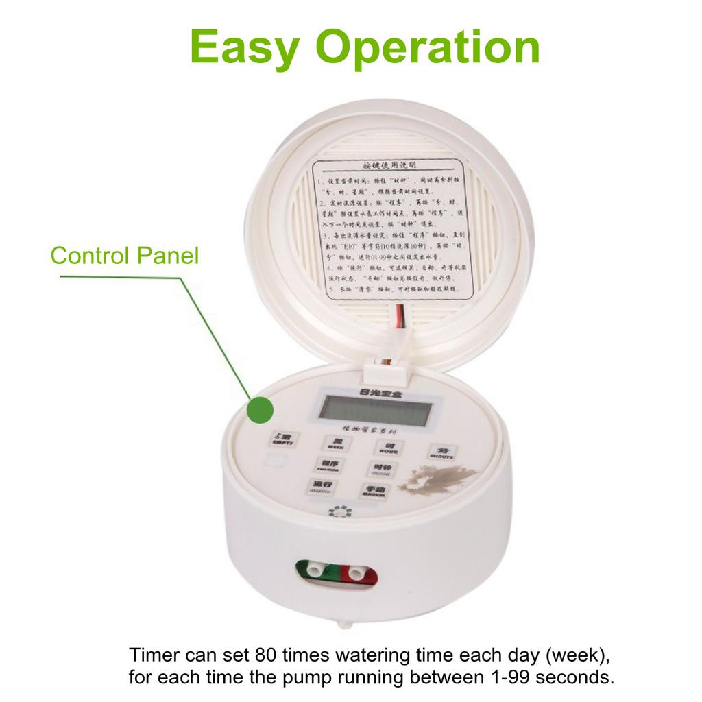 Intelligent Garden Automatic Solar Watering Timer Controller Irrigation ...