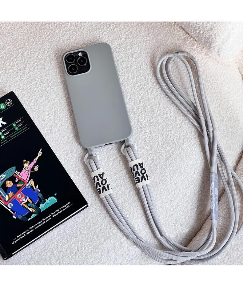 Apple 15 iPhone 14 Pro Max Crossbody Strap Case - Premium Niche Protective Cover