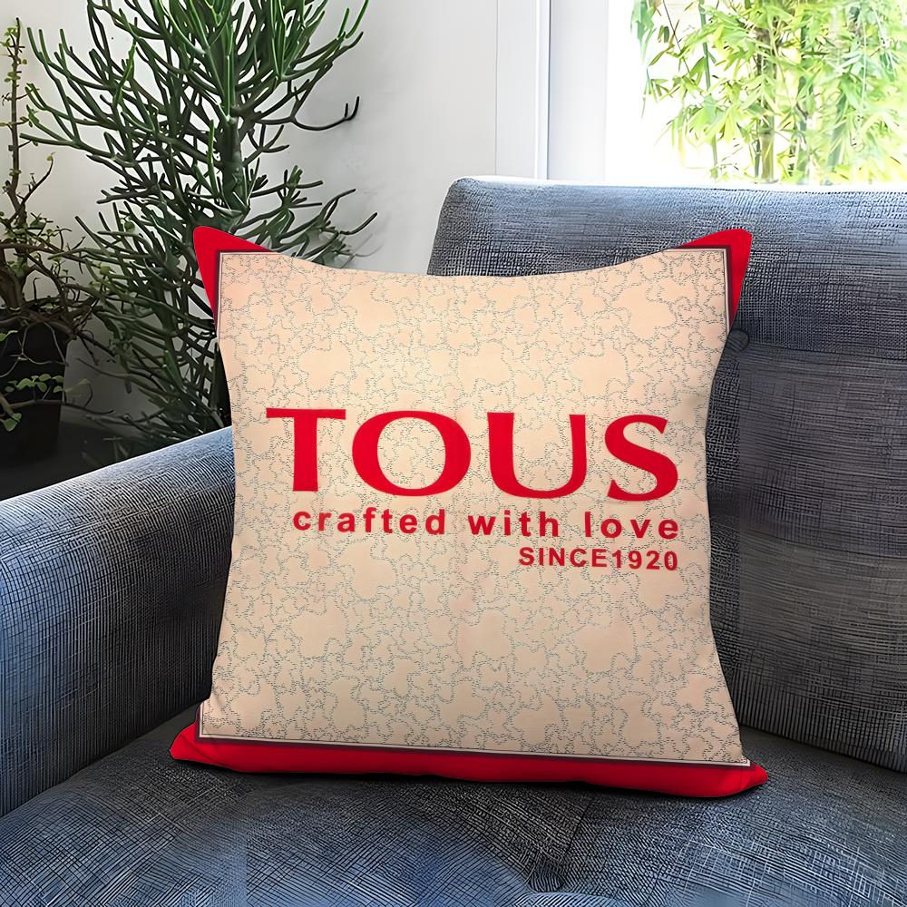 CRAFTED WITLOVE T-tousS Cushion Cover Comfortable Reversible Pillow Cover Ideal for Car Sofa Bedroom & Beyond