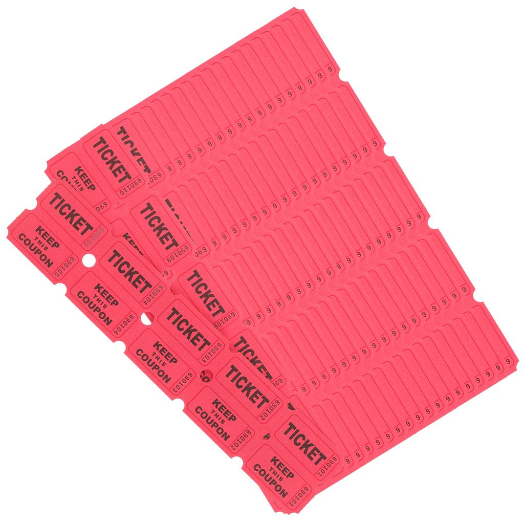 100Pcs Toy Lottery Tickets Raffle Travel Raffle Tickets Carnival Decorations Carnival Decor Circus Paper Tickets Tickets Labels