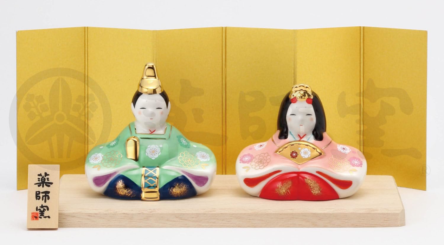 

Yakusigama Colorful Seat Doll (Hana Komon) [2643] Festival Charm, Celebration Ornament, Interior Decor