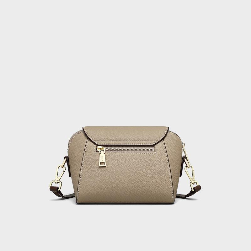 Bag Women's Autumn and Winter New Leather Women's Bag Shoulder Bag High-end Messenger Small Square Bag Luggage