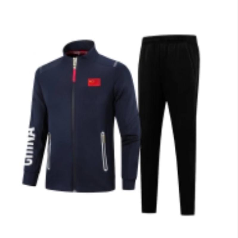 Men's & Women's Chinese Team Sports Suit: National Team Award Ceremony & Wushu Training Sportswear with Print Design