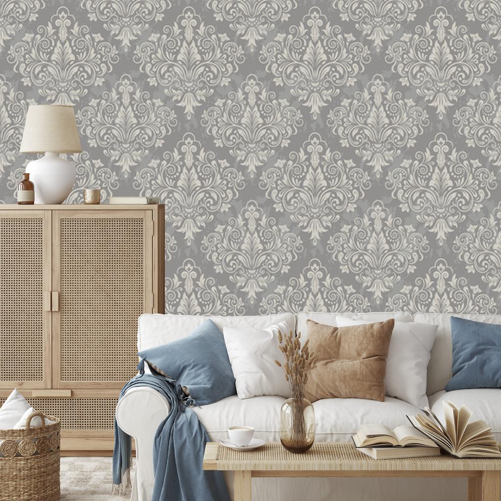 Wallpaper Beautiful Ornaments for the Living Room and Bedroom 50x1000