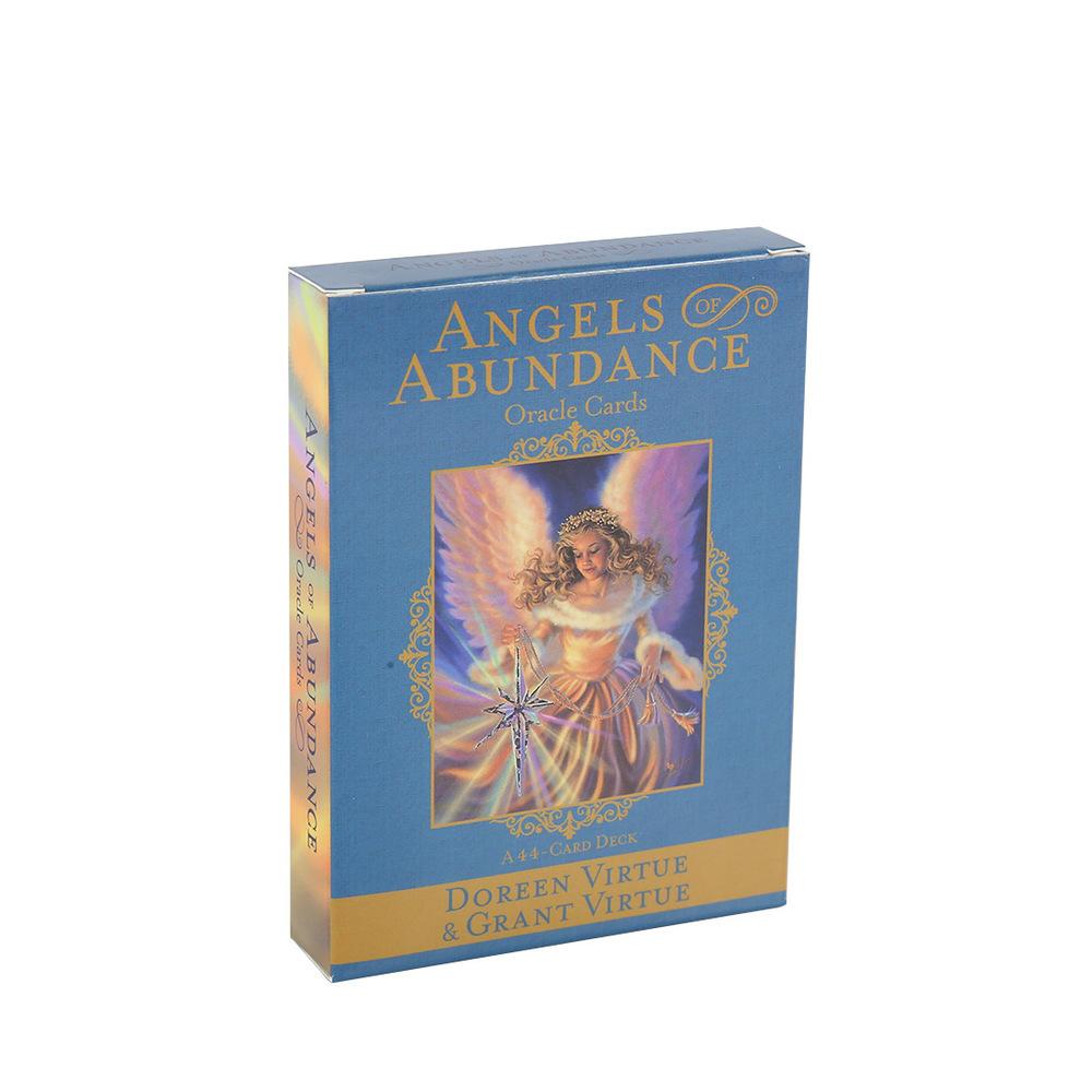 GLOGLOW Angels of Abundance Oracle Cards Unique Pattern Fate Divination Card Future Telling Tarot Card Deck Party Board Game GLOGLOW Angels of Abundance Oracle Cards Unique Pattern Fate Divination Card Future Telling Tarot Card Deck Party Board Game