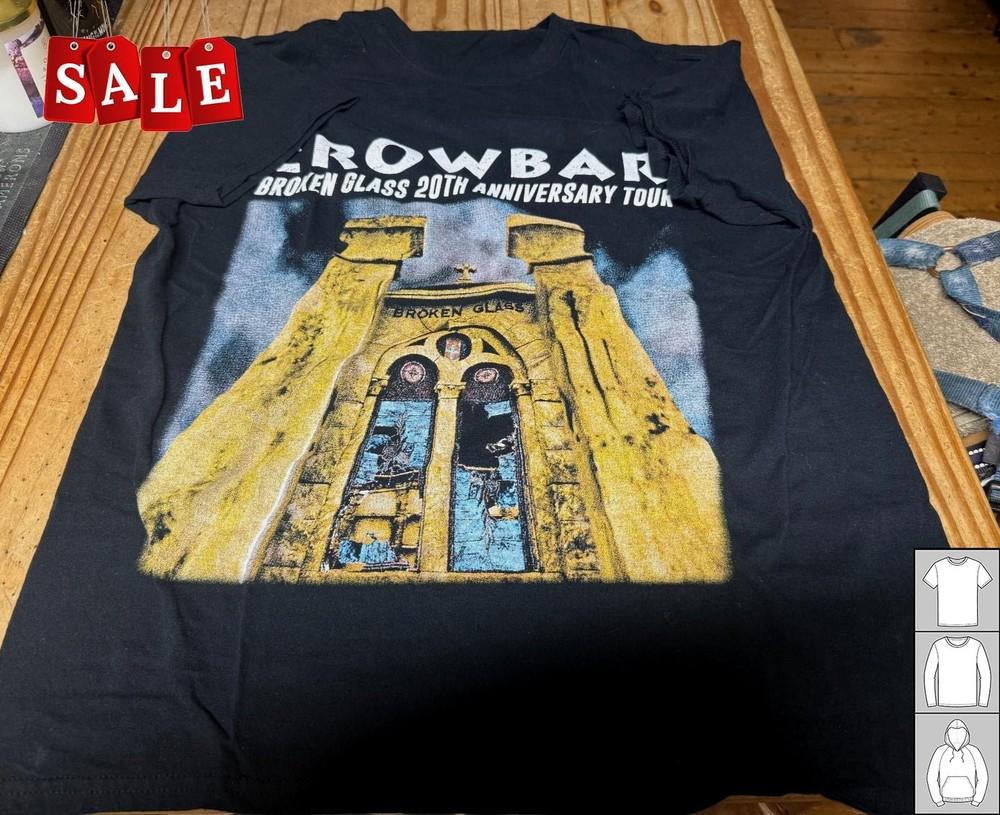 

New Crowbar Broken Glass 20th Anniversary Christmas Gift Unisex S-5XL Shirt UK45 Unisex T-Shirt XXXL