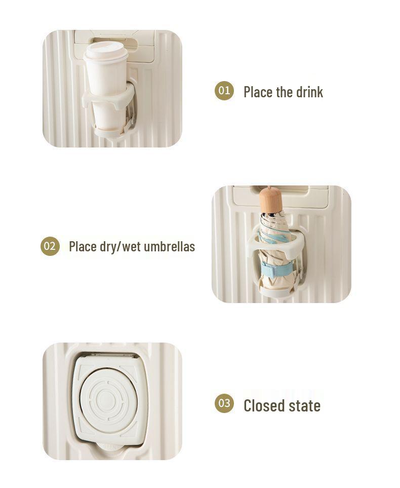 Stilvoller & Langlebiger Damen-Multifunktions-Reisekoffer mit Leise-Rollen