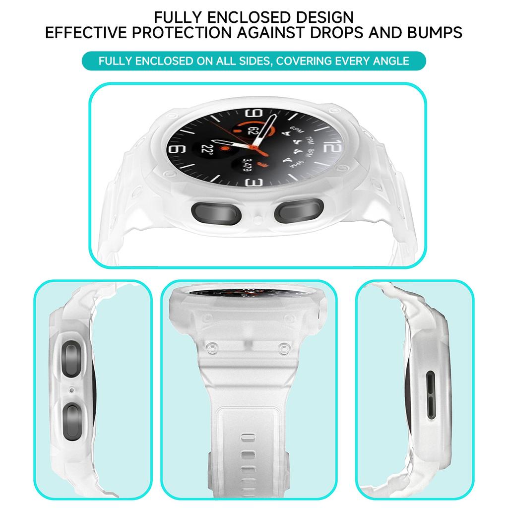 2 IN 1 Strap for Samsung Galaxy Watch 8 40 44mm TPU Case+Band for Galaxy 8 44 40mm Screen Protector Cover Bumper Sport Bracelet