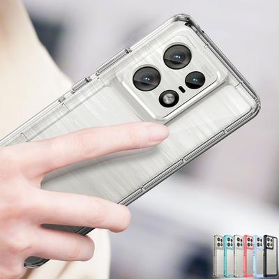 For Motorola Edge 50 Pro Case Luxury Transparent Silicone Capa Moto Edge 50 Pro Case TPU Phone Protector Moto Edge 50 Pro Cover