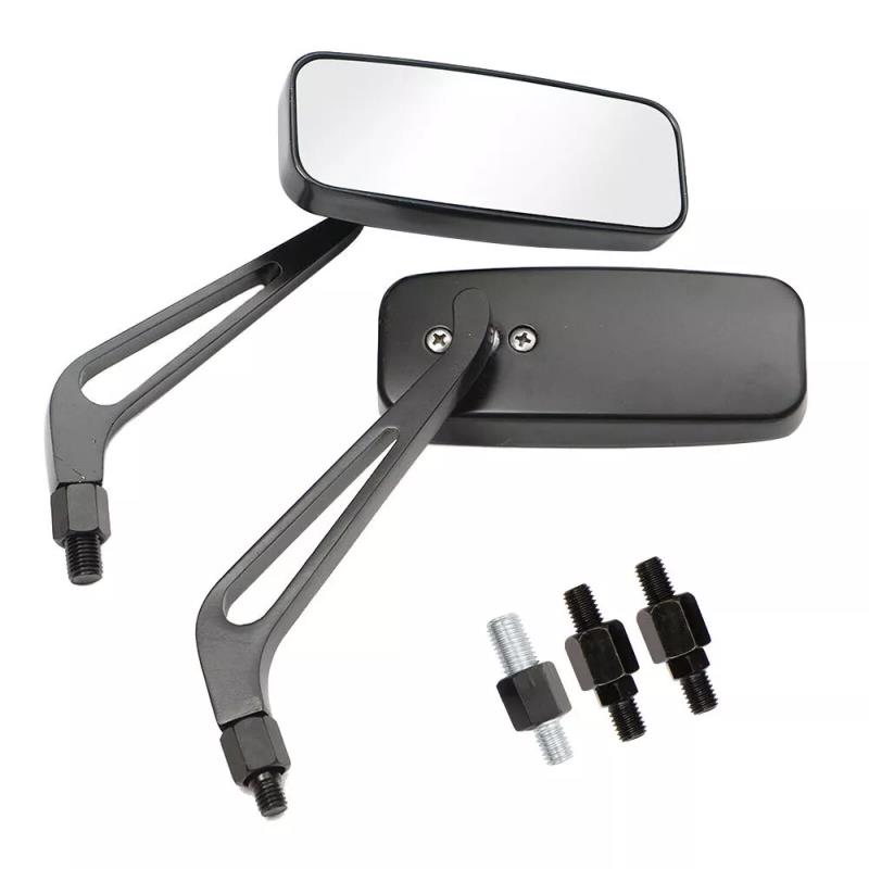 Adjustable Side Mirror Anti-Glare Motorcycle Rearview Mirror With 8mm/ 10mm Threads For Harley Honda Kawasaki Yamaha SuzukiGood product