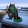 Diamond Crystal Gravity Car Cell Phone Holder Cute Smiling Face Auto Telphone Navigation Rotary Stand Car Accessories for Women