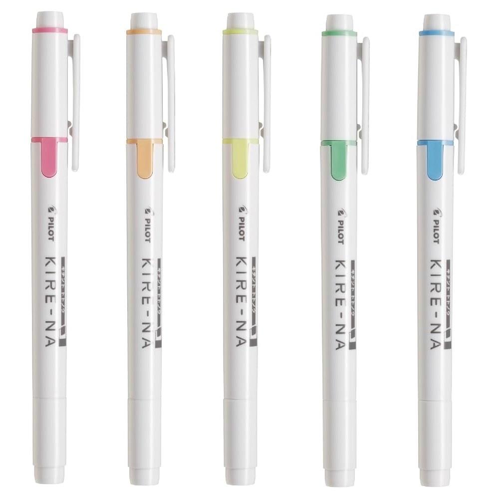 PILOT Kireina Highlighter Marker 5C 01 Basic 5-Piece Set