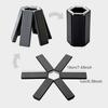 Foldable Heat-resistant Placemat Detachable Mat Anti-slip Insulation Pad Anti-scald Coasters Accessories Dining Room