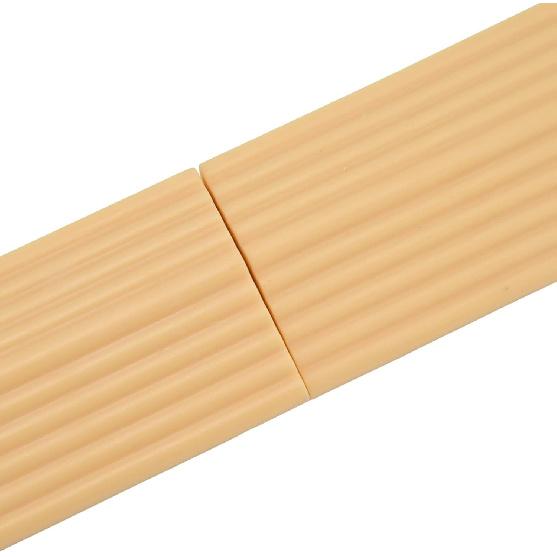 CUEA Door Sill, Universal Rubber Threshold Strip Free Assembly for Wheelchair(Cream Color)