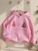 Boys' and Girls' Hooded Sweatshirts, Casual, Cute, Versatile, Stylish Printed Sweatshirts, Autumn Trendy Loose Hoodies.