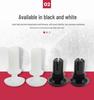 Nylon Expansion Rivet Set: Male-Female White/Black Snap Button for PC Board