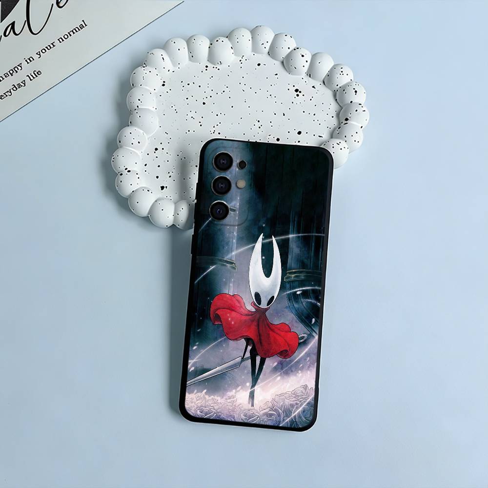 

H-Hollow- K-Knight -S-Silksong Black Soft Silicone Phone Case for Samsung S25, S24, S21, S22, S23, S30, Ultra, S20, Plus, Lite Samsung S25