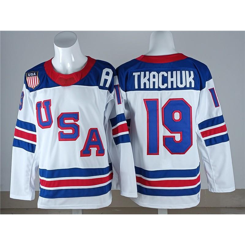 NHL Hockey Jersey USA Team Canada National Ice Uniform Cotton Sport Shirt Men
