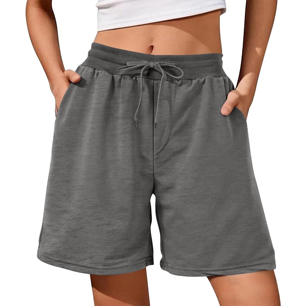 Women's Casual Loose Beach Shorts With Pockets, Comfortable Shorts